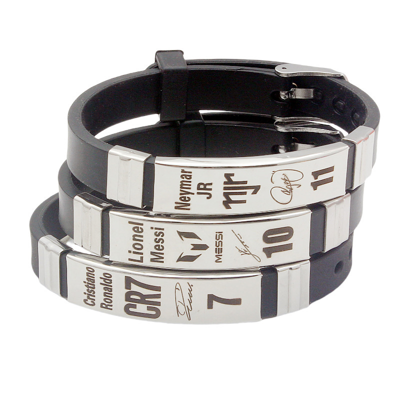 Men'S Accessories Jewelry Bracelet - Lionel messi cristiano ronaldo neymar estrela