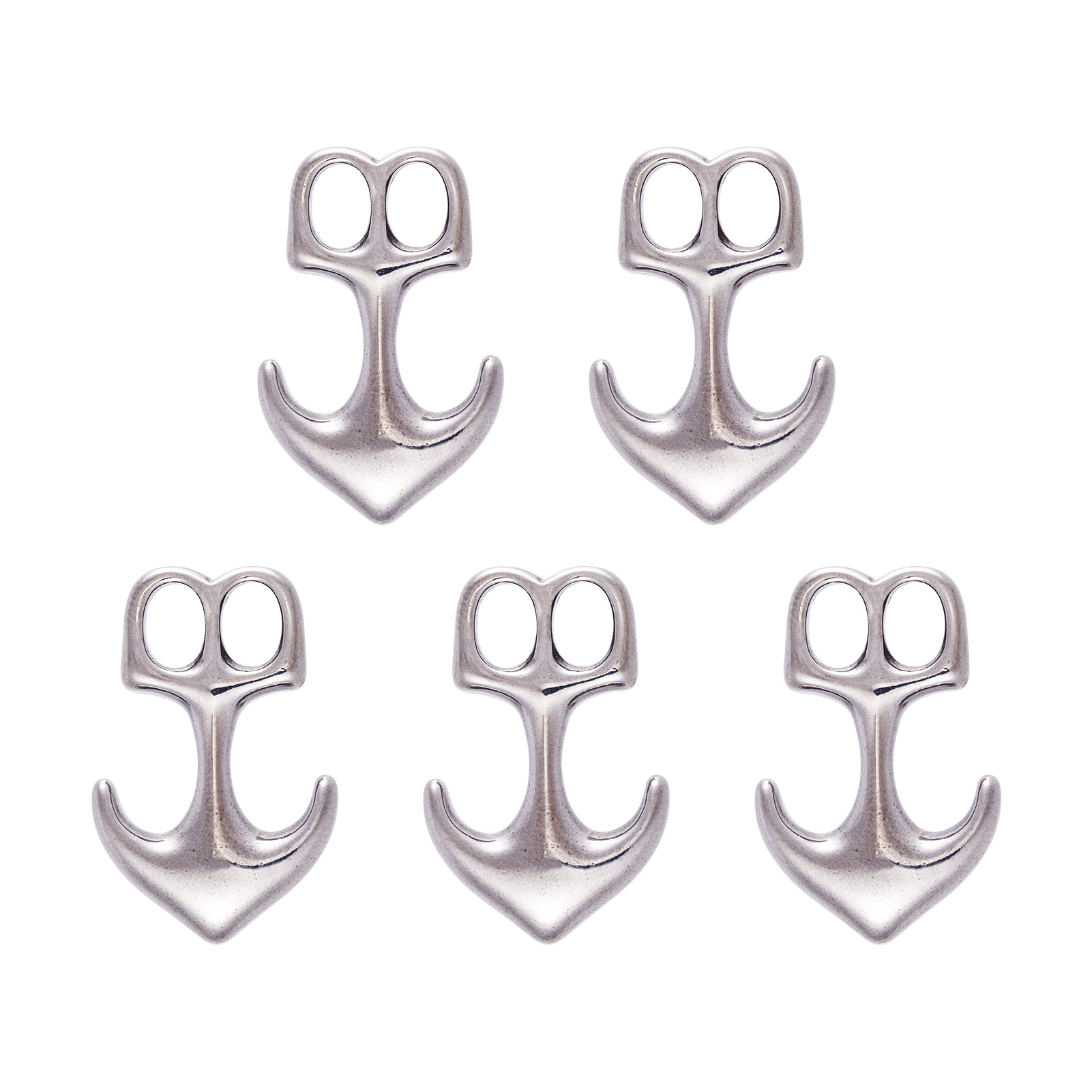 Men'S Accessories Jewelry Bracelet - 5 peças de fechos de âncora