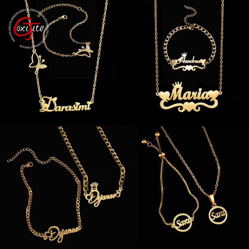 Men'S Accessories Jewelry Bracelet - Goxijite personalizar nome colar um conjunto
