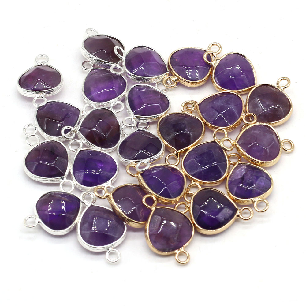 Men'S Accessories Jewelry Bracelet - 2 pçs conectores de pedra natural