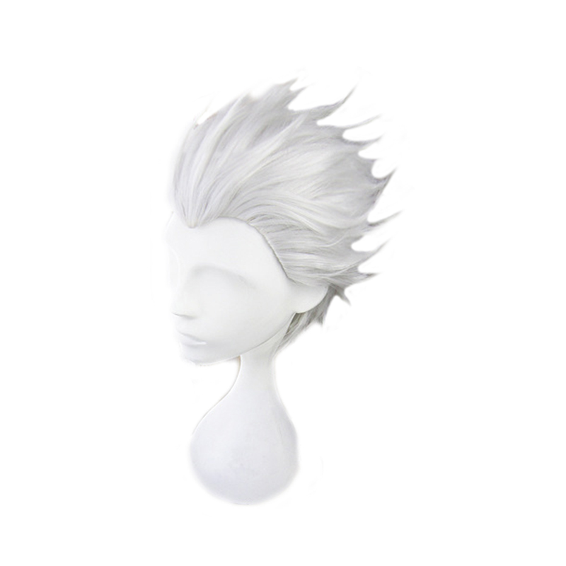 Men Accessories In Silver - Vergil peruca cosplay curto prata cinza