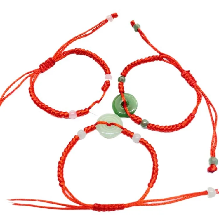 Men'S Accessories Jewelry Bracelet - Pulseira Donut Jade Real para Homens