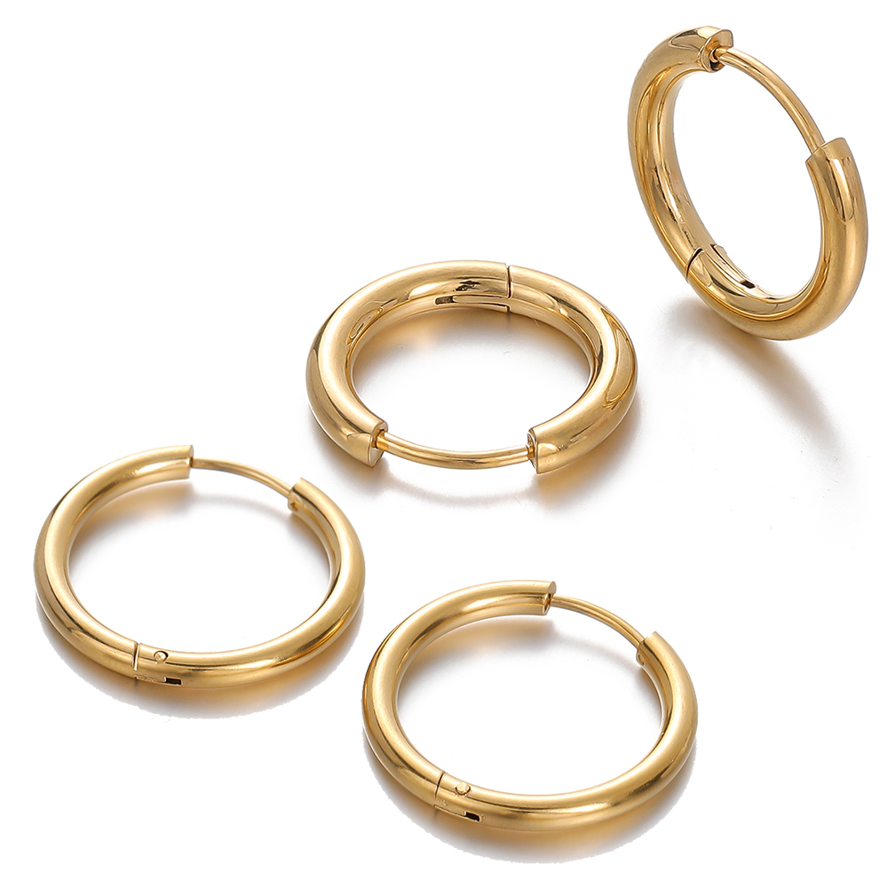 Men Accessories Earrings - 2 peças de brincos de argola