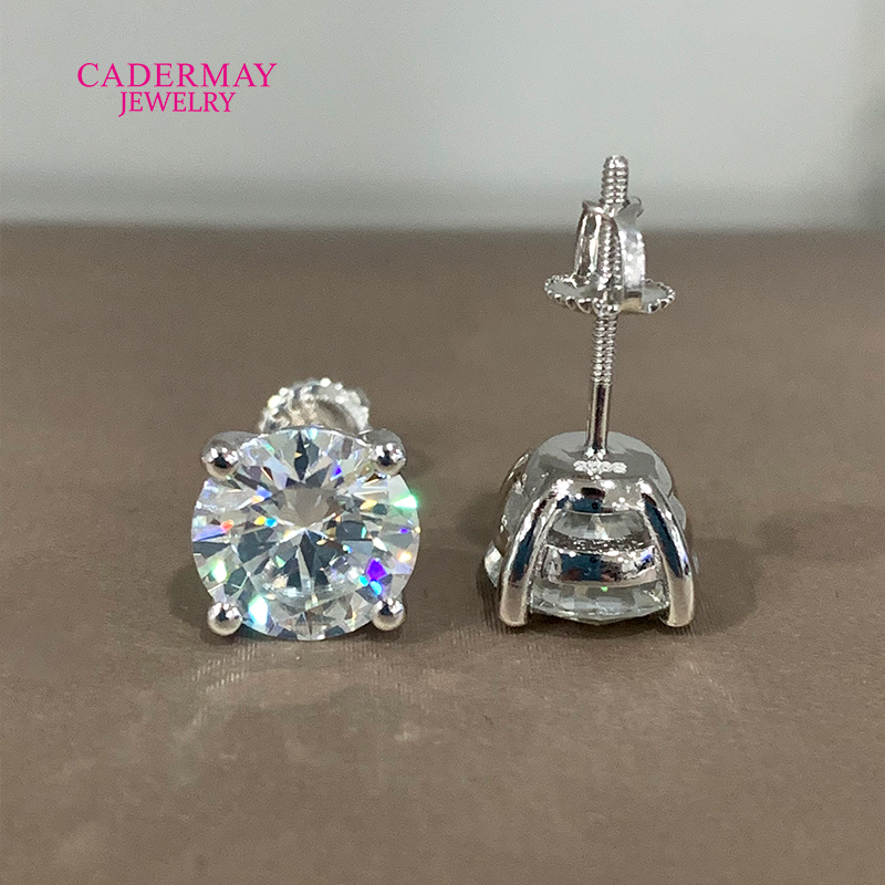 Men Accessories Earrings - Alta qualidade 4 pontas parafuso traseiro
