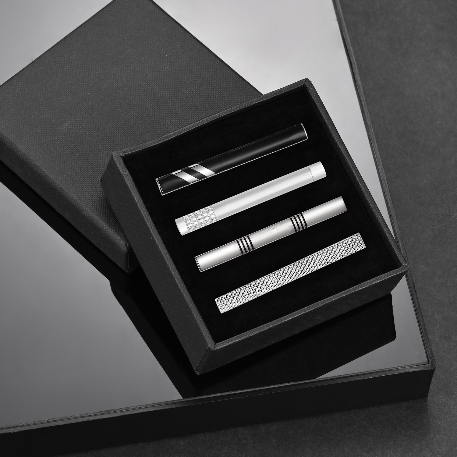 Clipe de gravata para homens f - Cufflink Box Set avaliação e preço