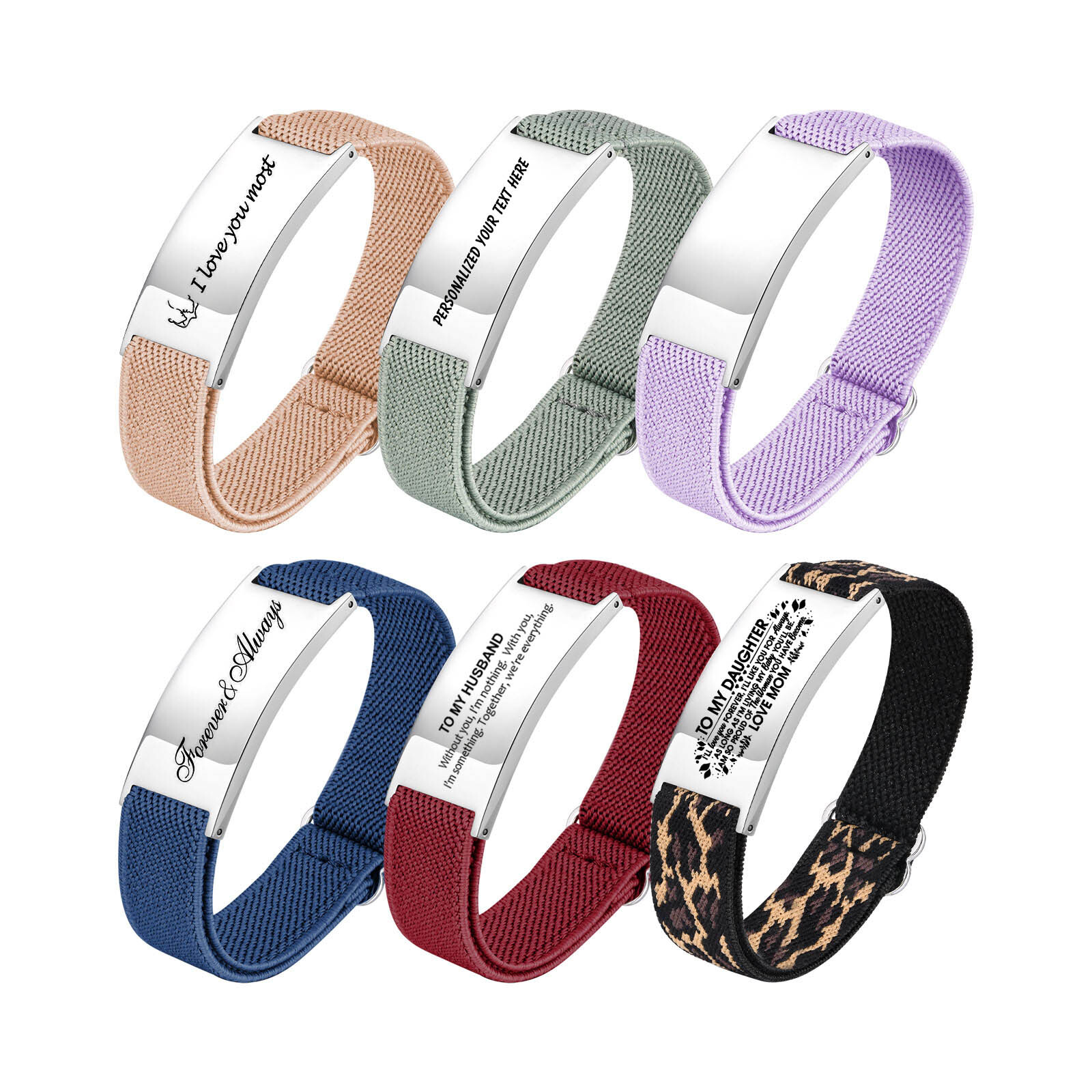 Pulseira elástica com foto per - Men'S Accessories Jewelry Bracelet avaliação e preço