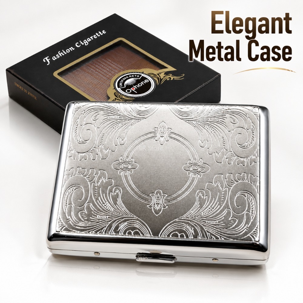 Estojo de Cigarros em Aço Inox - Men'S Mens Accessories avaliação e preço