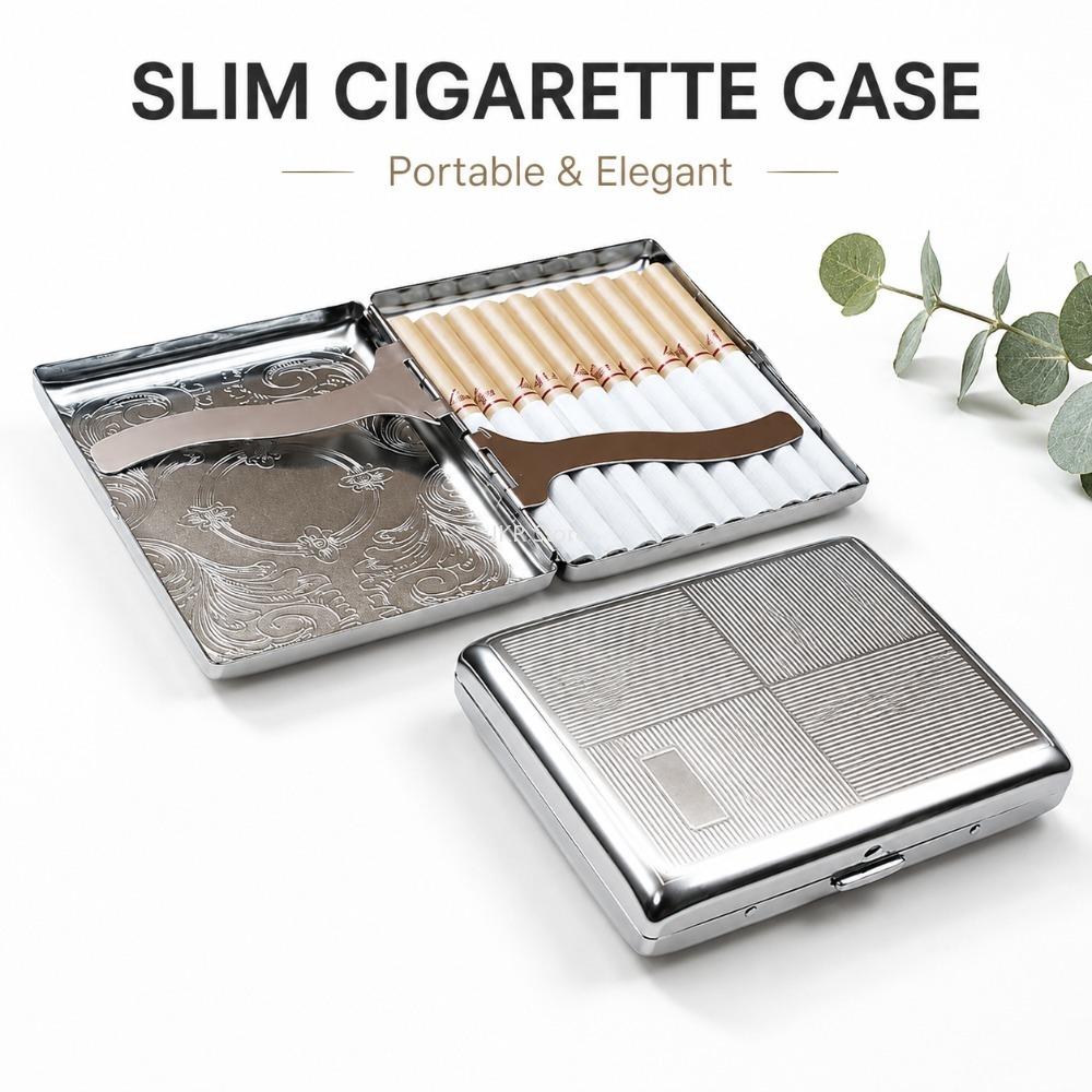 Estojo de Cigarros em Aço Inox - Men'S Mens Accessories avaliação e preço