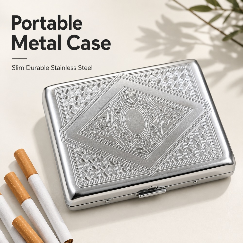 Estojo de Cigarros em Aço Inox - Men'S Mens Accessories avaliação e preço