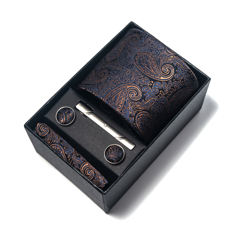 Venda quente 8 cm gravata lenç - Cufflink Box Set avaliação e preço