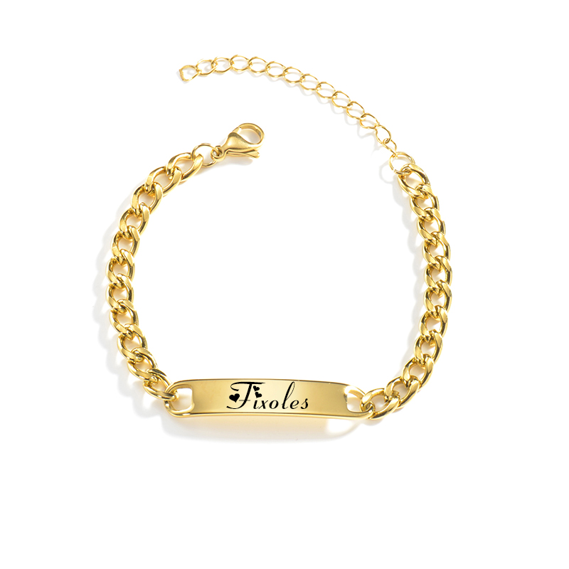 Goxijite personalizado gravado - Men'S Accessories Jewelry Bracelet avaliação e preço