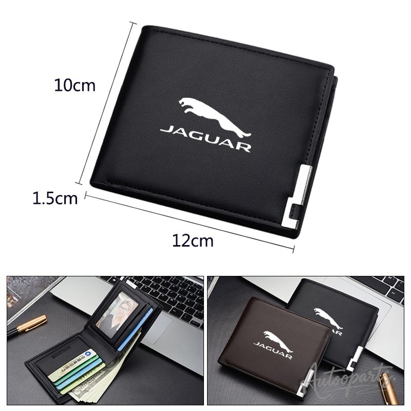 Carteira masculina curta de co - Men'S Accessories Holder avaliação e preço