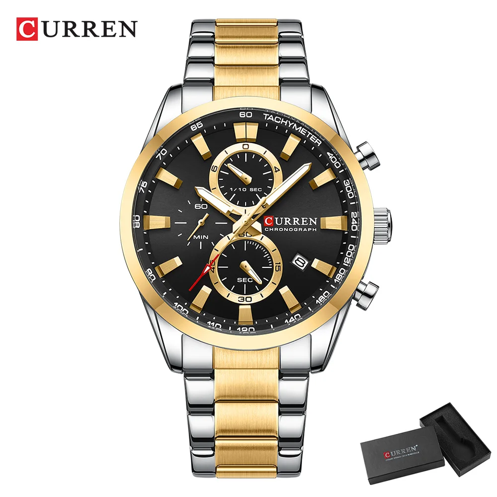 CURREN Casual Quartz Chrono Sp - Men'S Accessories Jewelry Bracelet avaliação e preço