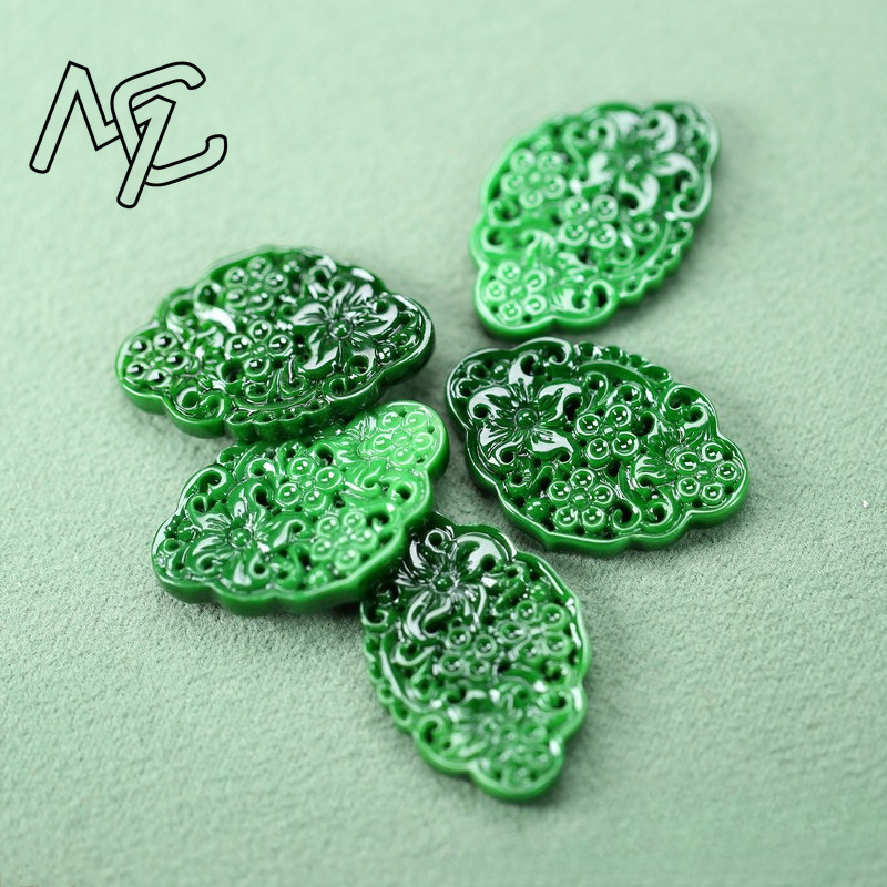 2 Peças DIY Esmeralda Verde Na - Men'S Mens Accessories avaliação e preço