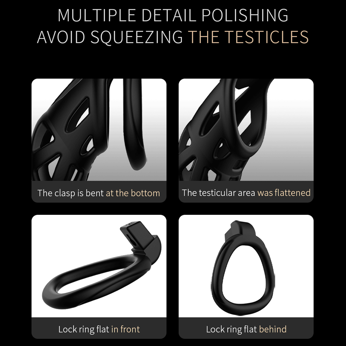Gaiola de castidade masculina, - Men'S Mens Accessories avaliação e preço