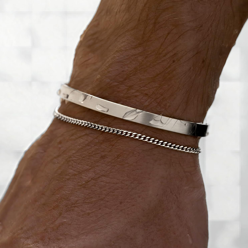 Pulseiras empilháveis para hom - Cufflink Box Set avaliação e preço