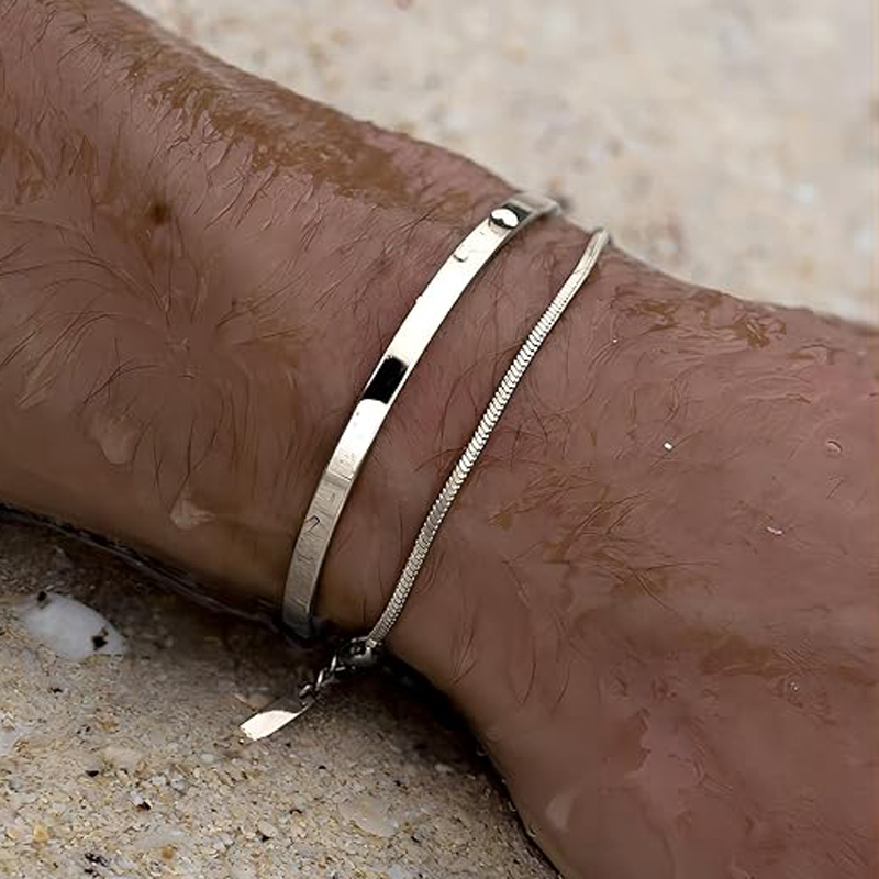 Pulseiras empilháveis para hom - Cufflink Box Set avaliação e preço