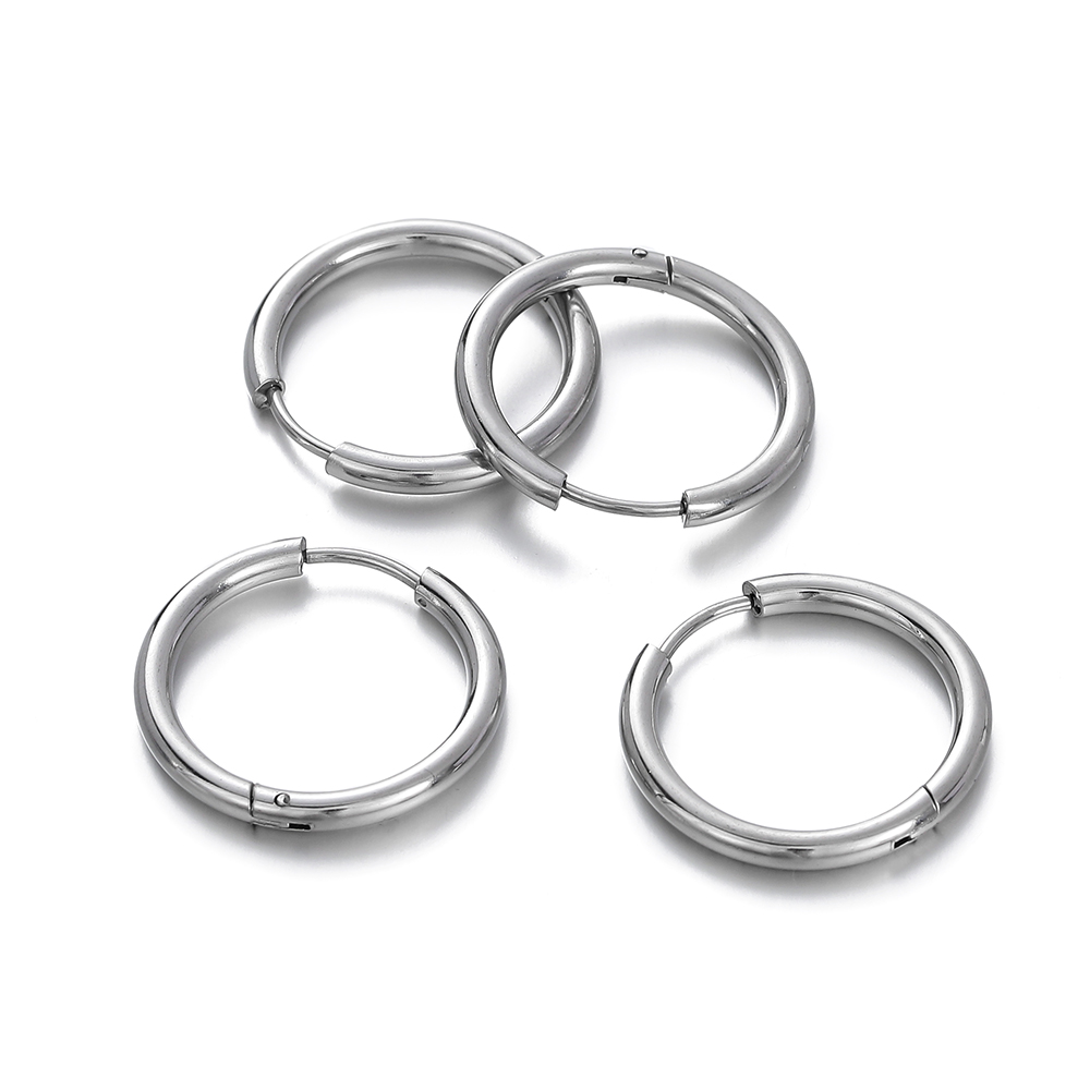 2 peças de brincos de argola e - Men Accessories Earrings avaliação e preço