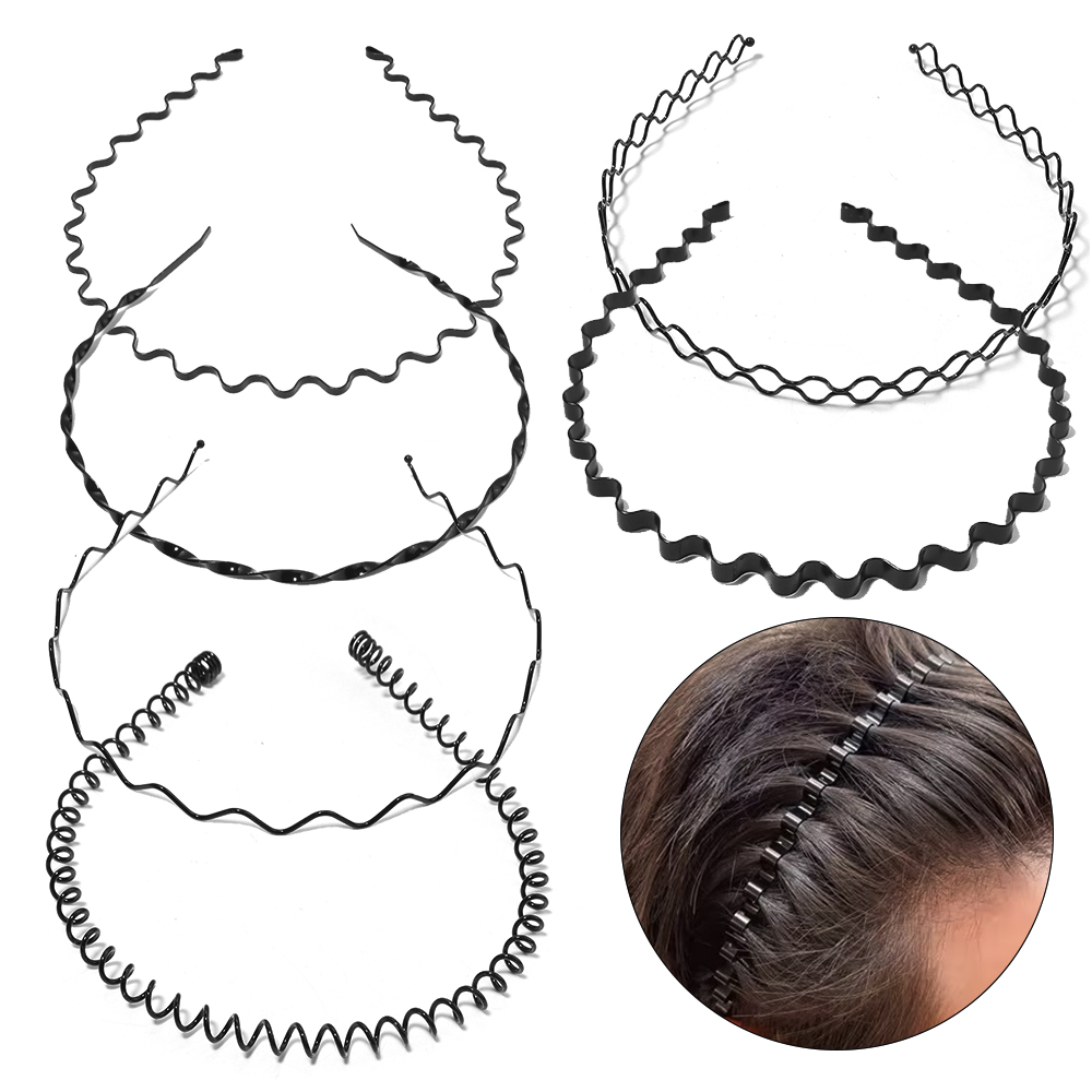Conjunto de 6 Faixas de Cabelo - Men Accessories Earrings avaliação e preço